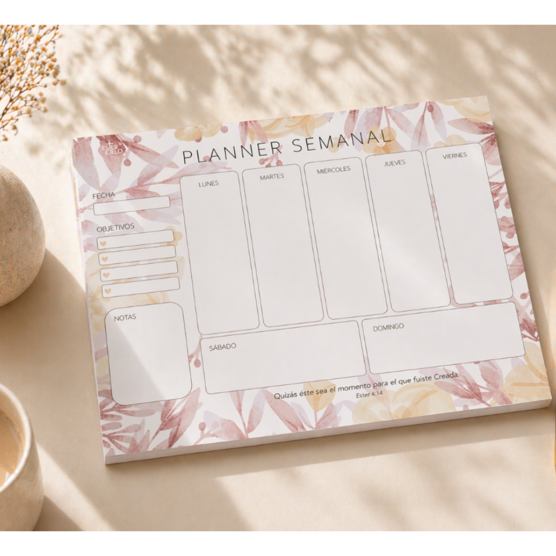 Planner Semanal con Propósito