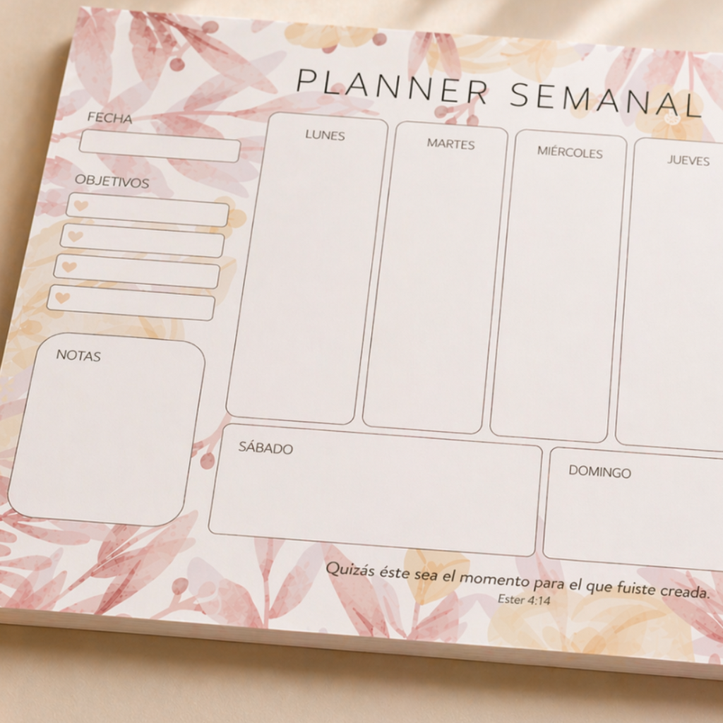 Planner Semanal con Propósito